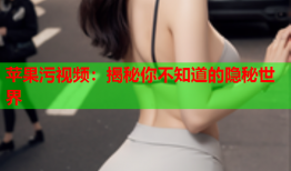 苹果污视频：揭秘你不知道的隐秘世界