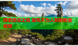 探索禁忌之境 发现不为人知的秘密视频