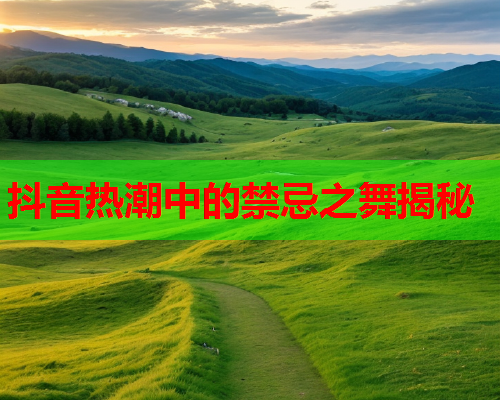 抖音热潮中的禁忌之舞揭秘